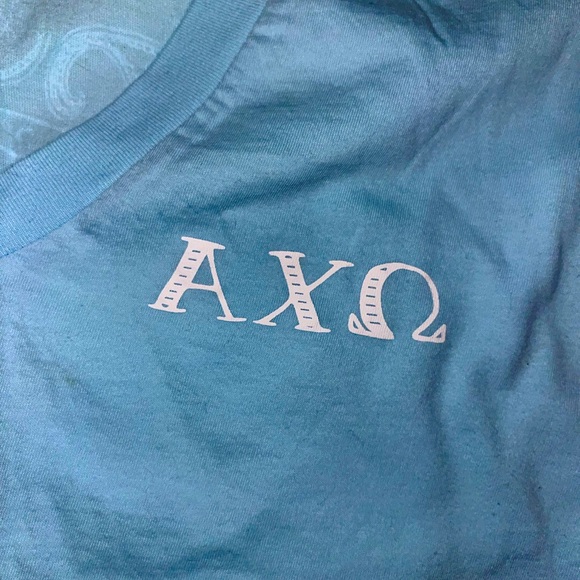 American Apparel Alpha Chi Omega/AXO Shirt - Picture 3 of 4